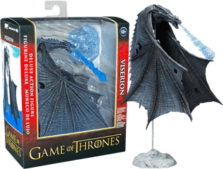 Game Of Thrones - Viserion Ice Dragon Deluxe Box Set Mcfarlane Dragon Game Of Thrones Png