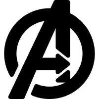 A Logo Avengers Letter Free PNG HQ