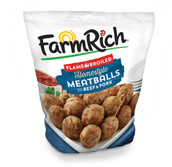 Farm Rich Homestyle Meatballs - Frozen Meatballs Png