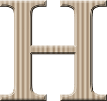 H Letter PNG Free Photo