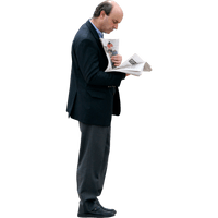 Standing Man Business Suit Free Clipart HQ - Free PNG