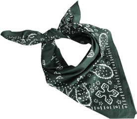 Bandana - Dark Green Dark Green Bandana Png