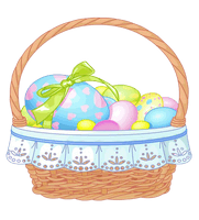 Easter Basket File - Free PNG