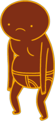 Wandering Bald Man - Adventure Time Bald Man Png