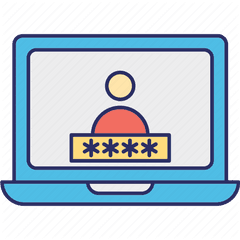 Account Login Authentication Password Secure Icon - Download On Iconfinder Login Clipart Png