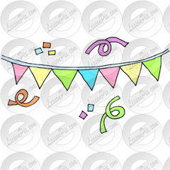 Party Banner Picture For Classroom - Banner For Great Clipart Png