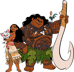 Library Of Moana Jpg Free Images Png - Moana And Maui Clipart