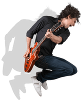 Guitarist Rock Free Clipart HD - Free PNG