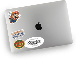 Guerilla Printing You Create We Print Png Apple Logo Sticker