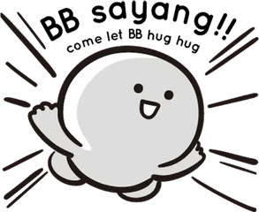 Bbmochi Whatsapp Stickers - Hug Sticker Whatsapp Png