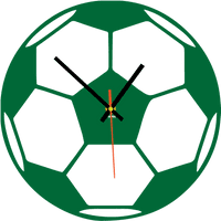 Wall Circle Green Clock Free Download Image - Free PNG