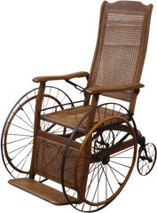 Antique Wheelchair Transparent Png - Stickpng Antique Wheelchair Png