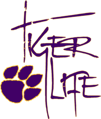 Pin - Lsu Tiger Life Decals Png