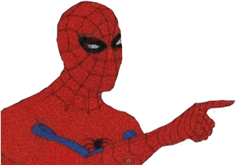 Spiderman Marvel Meme Comic Sticker By X - Spider Man Meme Transparent Png