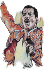 Freddie Mercury 1 Duvet Cover - Freddie Mercury Png