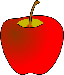 Apple Outline Png Svg Clip Art For Web - Red Apple