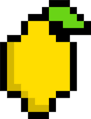 Lemon - Lemon Pixel Art Transparent Png Original Size Png Lemon 8 Bit Png