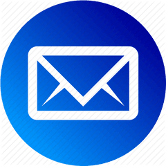 Gradient Letter Mail Mailing Icon - Email Icon Png Light Blue