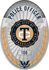 New Patch Badge Police Taylorsville Ut - Seal Png