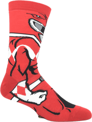 Power Rangers Red Ranger 360 Socks - Sock Png