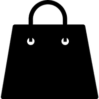 Handbag Black Silhouette Leather Free Download PNG HD