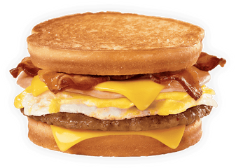 Jack In The Box - Jack In The Box Loaded Breakfast Sandwich Png