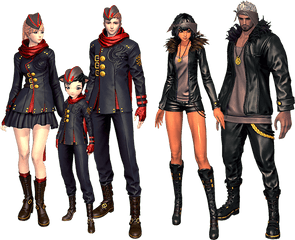 Download Jinsoyun Pet - Blade And Soul Downtown Outfit Blade And Soul Outfits Png