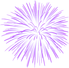 Purple Firework Transparent Png Image - Purple Fireworks Transparent Background