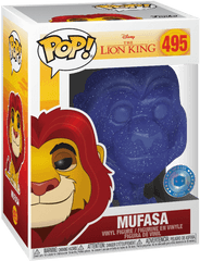 Mufasa Glitter 495 - The Lion King Funko Pop Mufasa Funko Pop Png