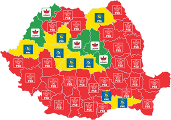 Locale 2016 Cj - Romania Elections Png