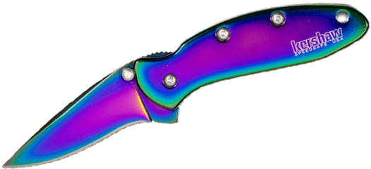 Knife Transparent - Kershaw Rainbow Pocket Knife Png