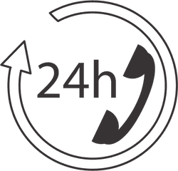 24h24h24h Phone Support Icon 24h Png