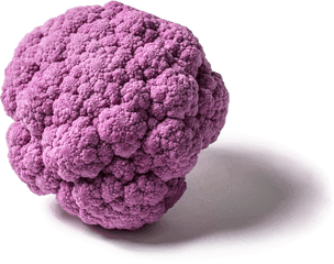 Keeping Color In Colorful Cauliflower - Cauliflower Png