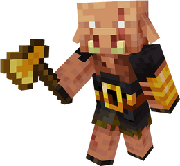 Piglin Brute U2013 Official Minecraft Wiki - Minecraft Piglin Png