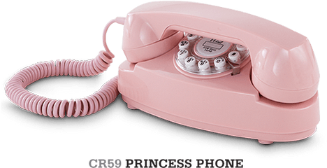 Princess Phone Vintage Phones Tub - Crosley Princess Phone Png