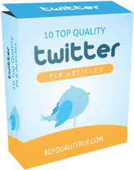 10 Top Quality Twitter Plr Articles Content Pack - Twitter Bird Icon Png