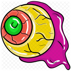 Spooky Eyeball Icon - Soft Png