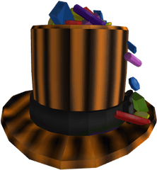 Candy Top Hat - Rbxleaks Illustration Png