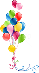 Download Free Png Transparent Bunch Balloons - Transparent Background Birthday Balloon