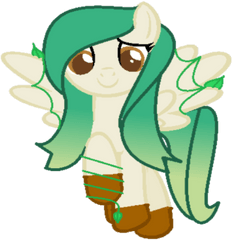 Leafeon As A Pony - Mythical Creature Png