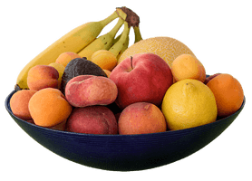 Basket Fruit Closeup PNG File HD