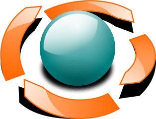 Orbit Arrows Ball - 3d Circle Arrow Png