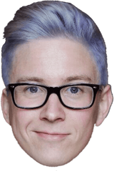 Scared Face Png - Tyler Oakley Eye Color