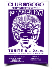 Jimi Hendrix Newcastle Hd Png Download - Jimi Hendrix Club Agogo Newcastle