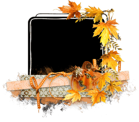 Clipart Fall Frame Picture - Borders Png