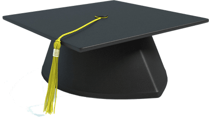 Download Degree Hat Png Image File - Graduation Cap And Gown Png