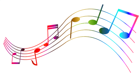 Transparent Colorful Notes Png Clipart Music Drawing - Color Music Notes Clipart