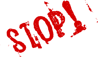 8 Grunge Word Stop Transparent - Png Transparent Stop Word