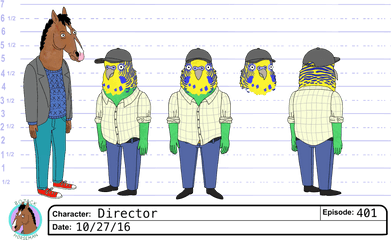 Bojack Horseman Model Sheets Png Image - Bojack Horseman Model Sheets