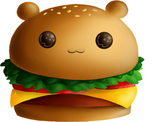 Download Hamburger Clipart Transparent - Clipart Transparent Background Burger Png